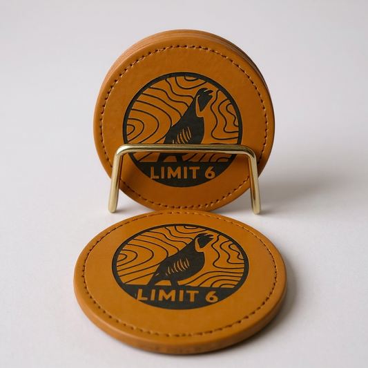 Topo Leather Coasters