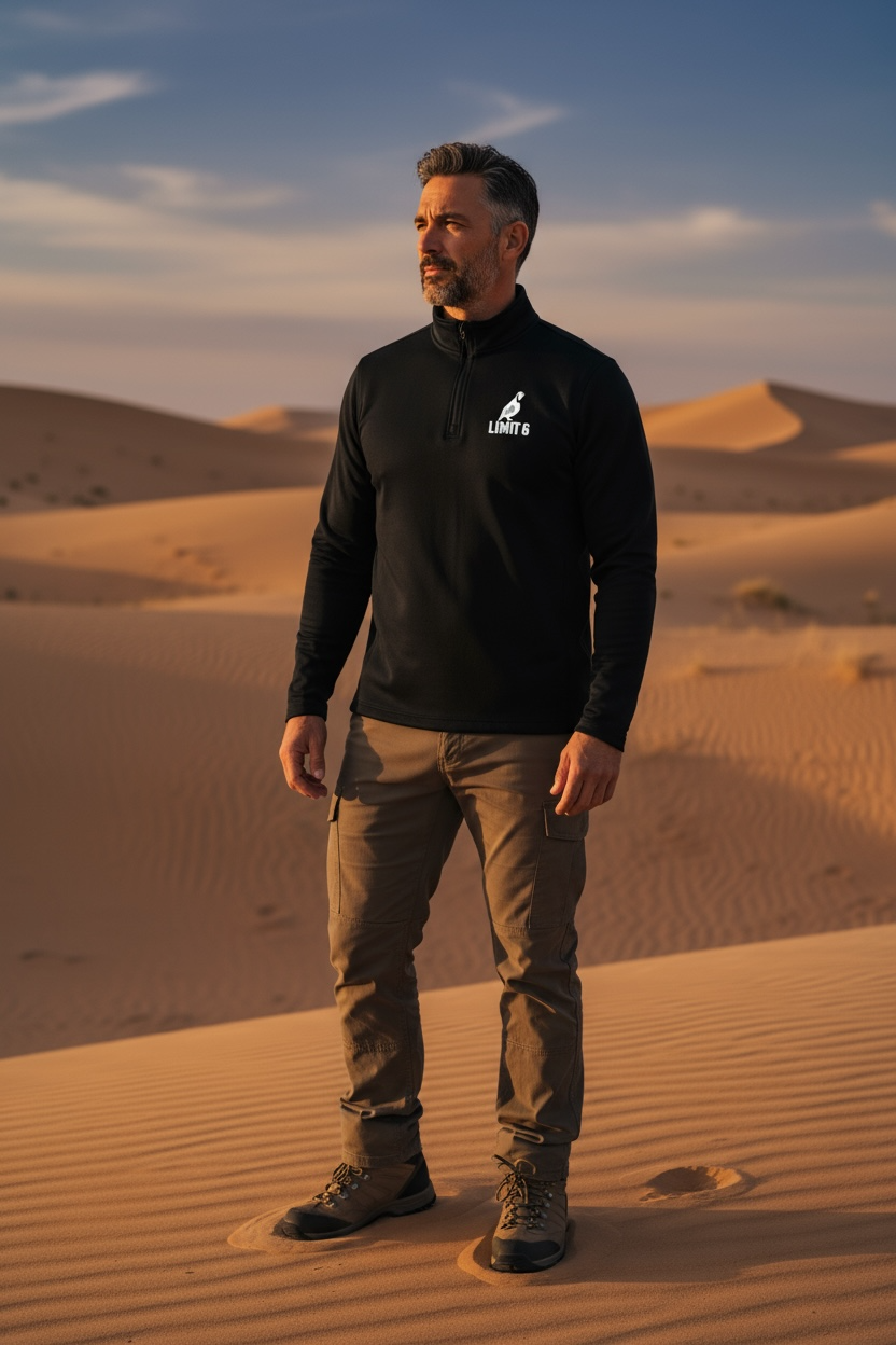 Tracks Quarter zip micro fleece